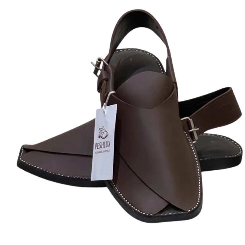 Chuwa Peshawari Chappal – Dark Brown