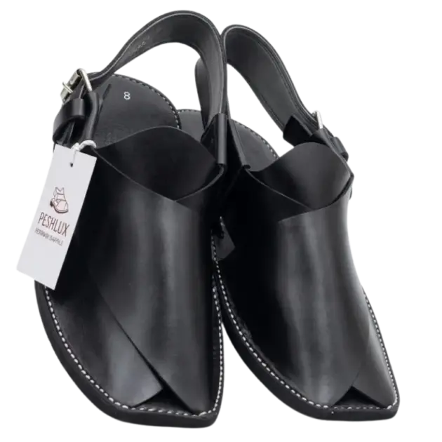 Chuwa Peshawari Chappal – Black