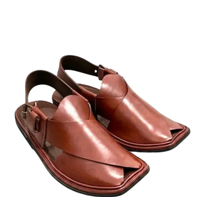 Gol T Peshawari Chappal – Red