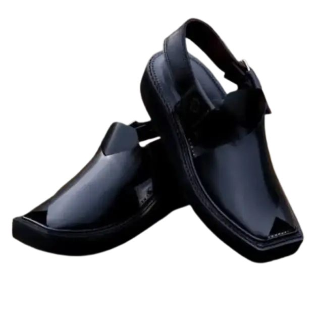 Kaptan Chappal – Black