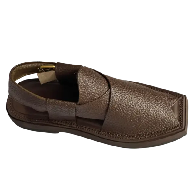 Kaptan Chappal – Dotted Brown