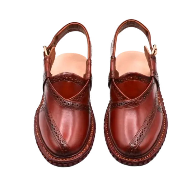 Norozi Peshawari Chappal – Red