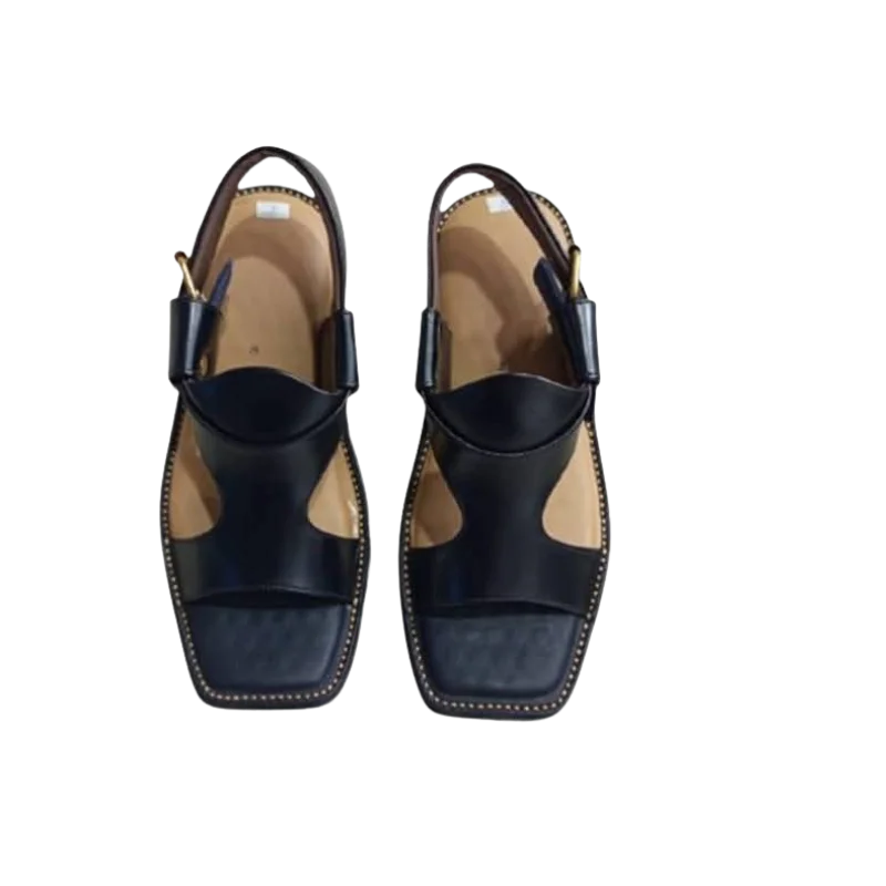 Panjadaar Peshawari Chappal – Black