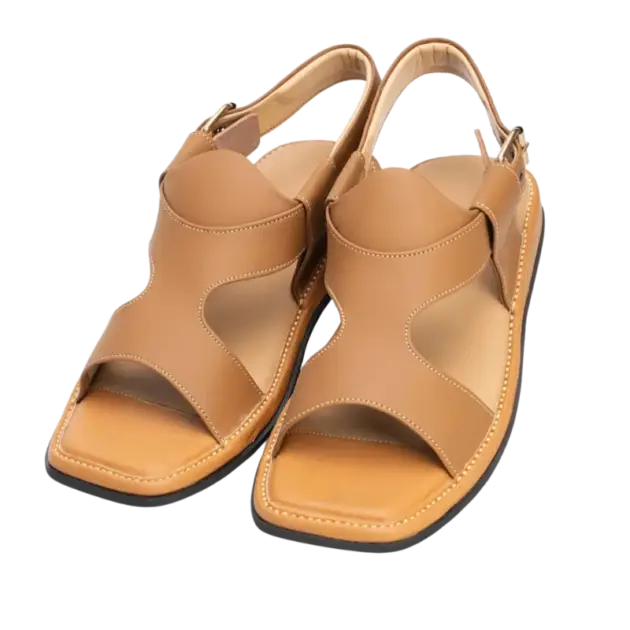 Panjadaar Peshawari Chappal – Golden