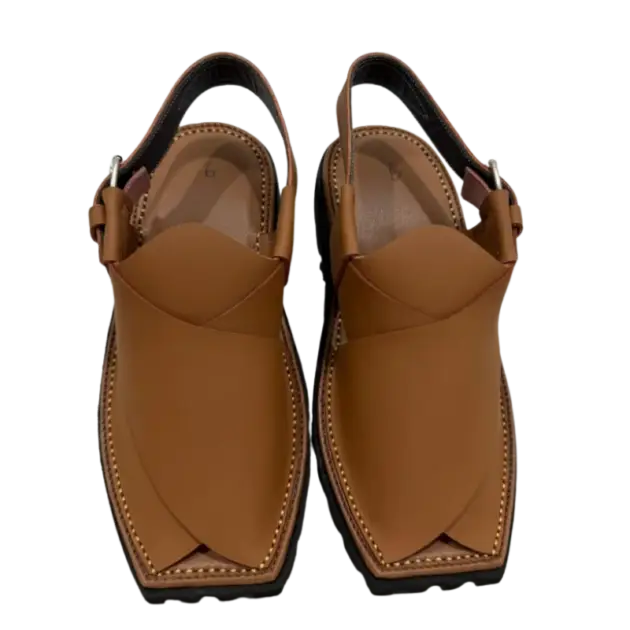 Vibram Sole Peshawari Chappal – Double Shade