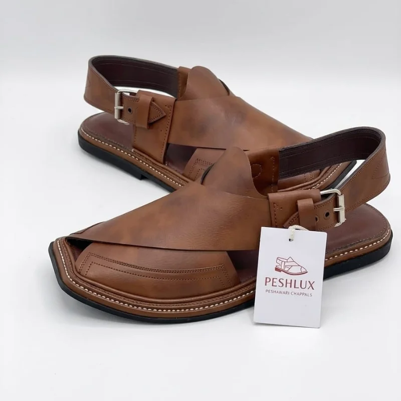 Triple Gear Peshawari Chappal – Double Shade - Image 3
