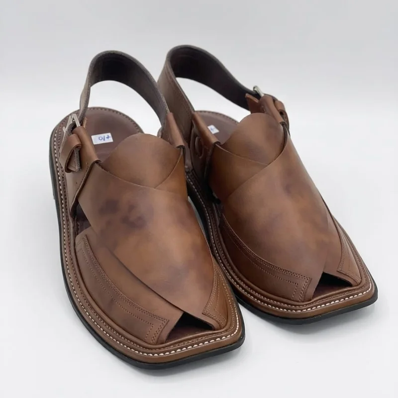 Triple Gear Peshawari Chappal – Double Shade - Image 4